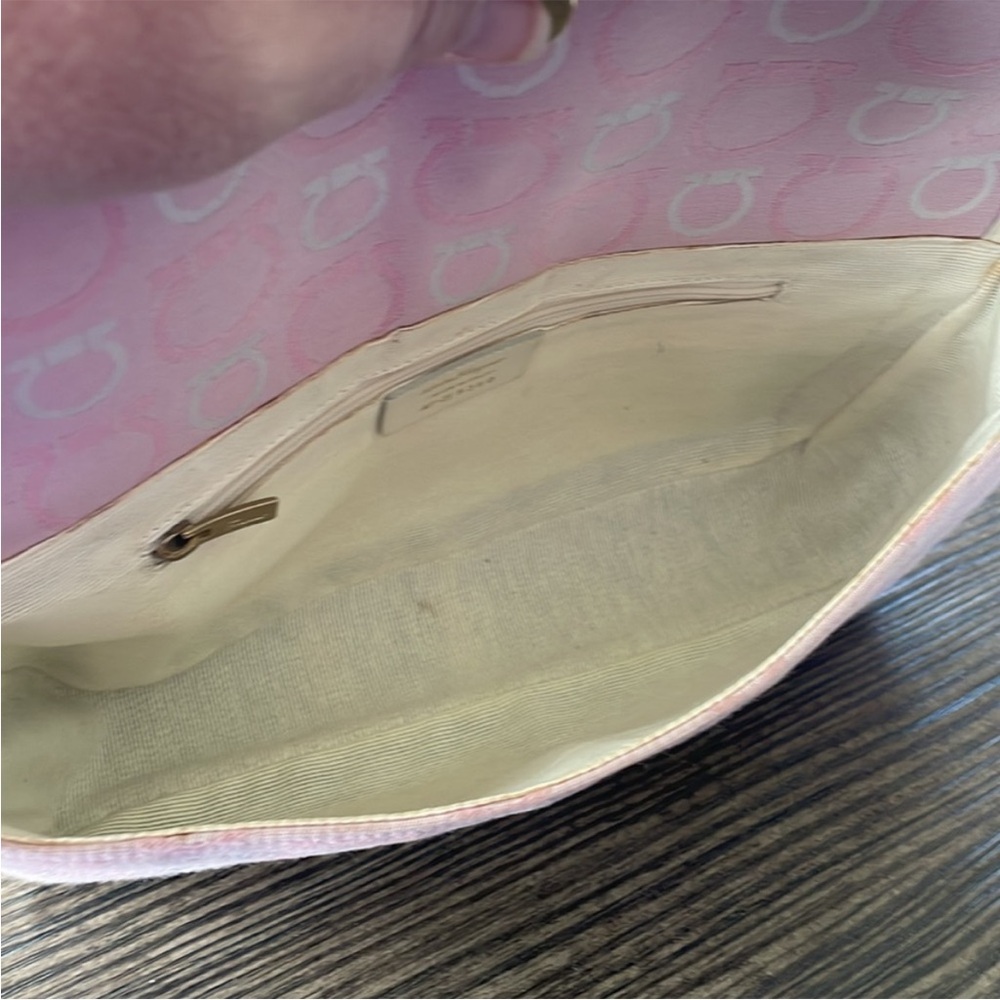 Ferragamo Vintage Canvas Gancini Bag - Picture 11 of 15